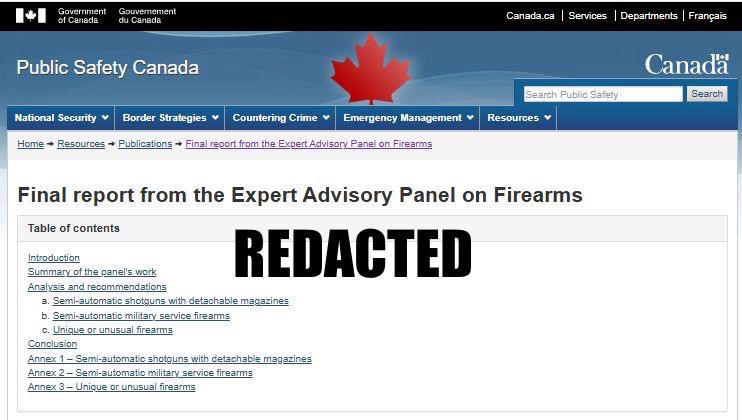 So many questions on the RCMP’s troubling firearms report: 

Why was it done in secret? 

Why no consultations? 

What were the qualifications of those who wrote it?

What’s hidden in the redactions? 

And what intentions do they have in their next attack upon our law-abiding