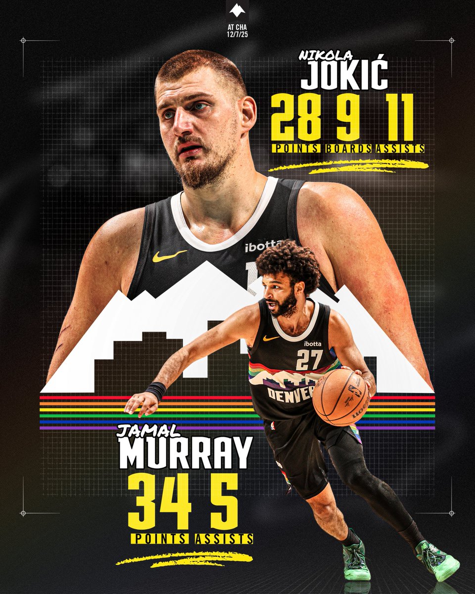 nuggets's tweet image. These ✌️ doin' what it takes