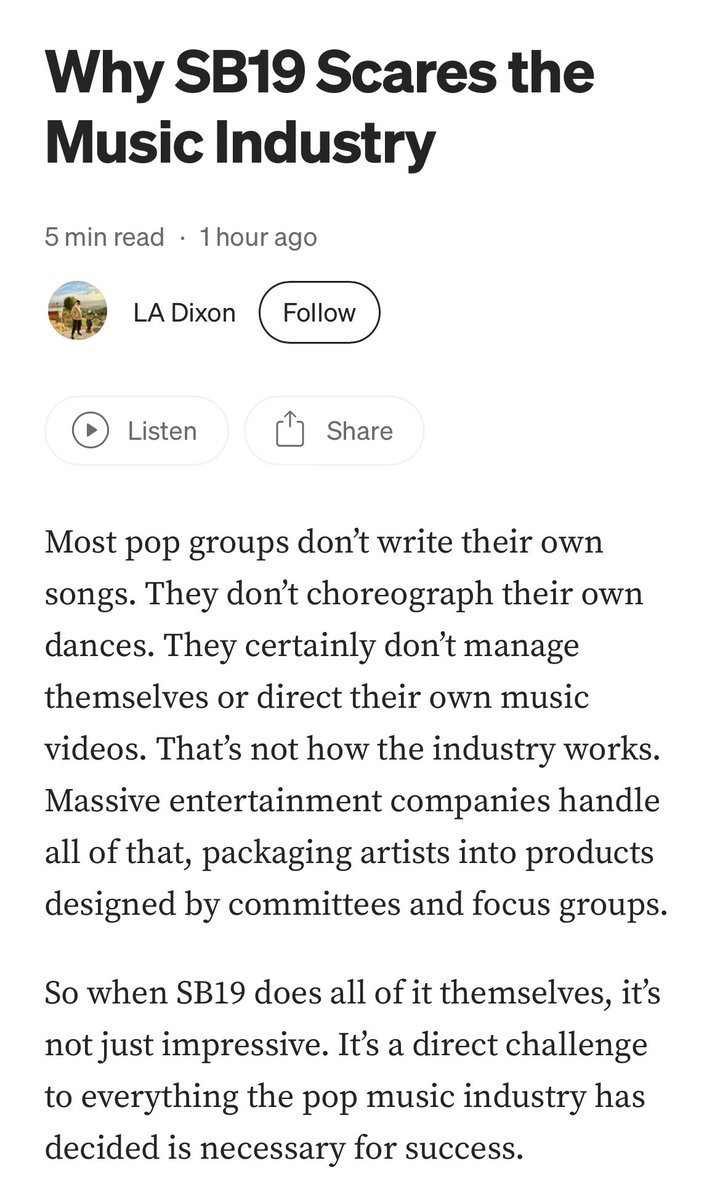 bluepebbless's tweet image. “Self-Made and Self-Owned

SB19’s setup would make most entertainment executives nervous.”

SB19 ACONic PERFORMANCE
@SB19Official #SB19 #Ppop 
#SB19_ACON2025

medium.com/@intoy__/why-s…