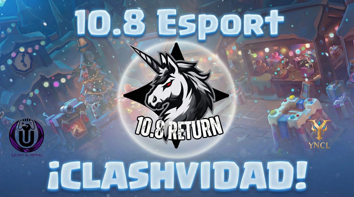 🔢 Con Precisión quirúrgica: su regalo cae exacto, como su timing para cerrar partidas, jugadas milimétricas. <a href="/10_8_Esport/">10.8 Esport</a>  llega con regalos calculados al 100% de efectividad. 🎁📊

#10_8Esport #CalculatedWin #HolidaySeason #clashvidad25 #YNCL  <a href="/UImperialLeague/">Unión Imperial League</a>