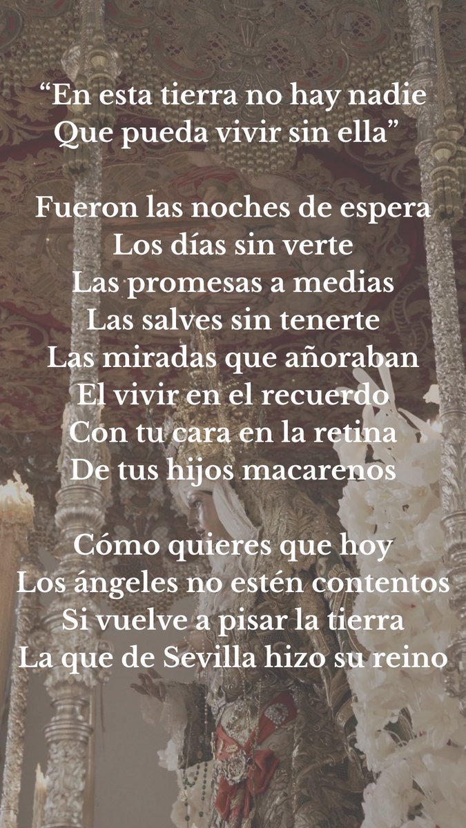 AlfonsoTejero0's tweet photo. Hoy vuelve LA MACARENA https://t.co/qSXhjrcjXx