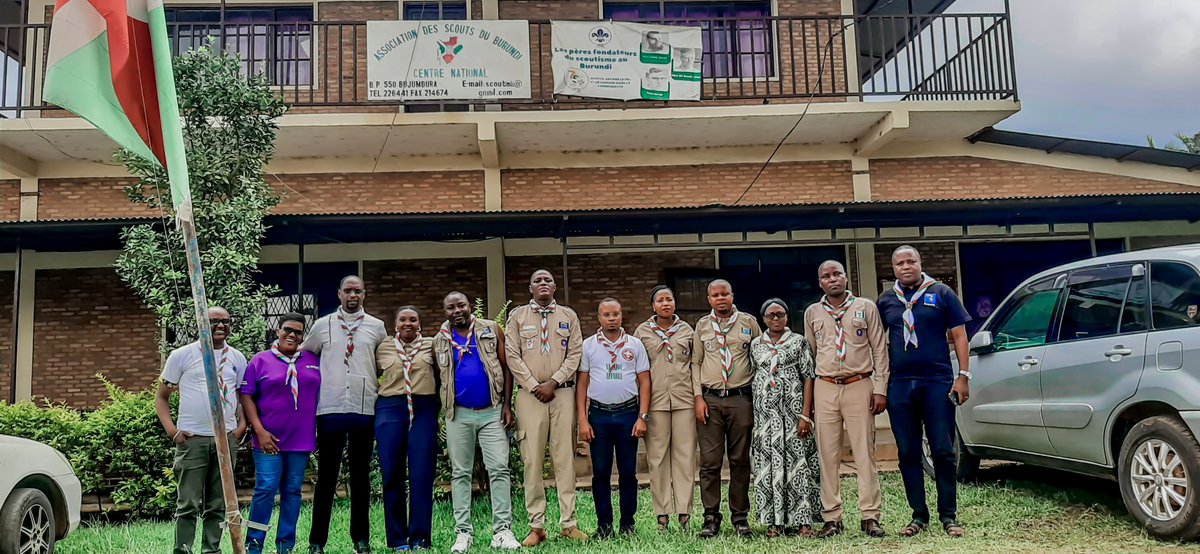 ScoutsBurundi's tweet photo. ⚡Avec cette nouvelle équipe engagée, l’ASB trace une voie claire vers un scoutisme encore plus fort, structuré et utile à la jeunesse burundaise.

#ScoutsBurundi #LeadershipScout #JeunesseEngagée #ASB2025 #Cohésion #EngagementScout #VisionCommune https://t.co/5Sl5KL3IhT