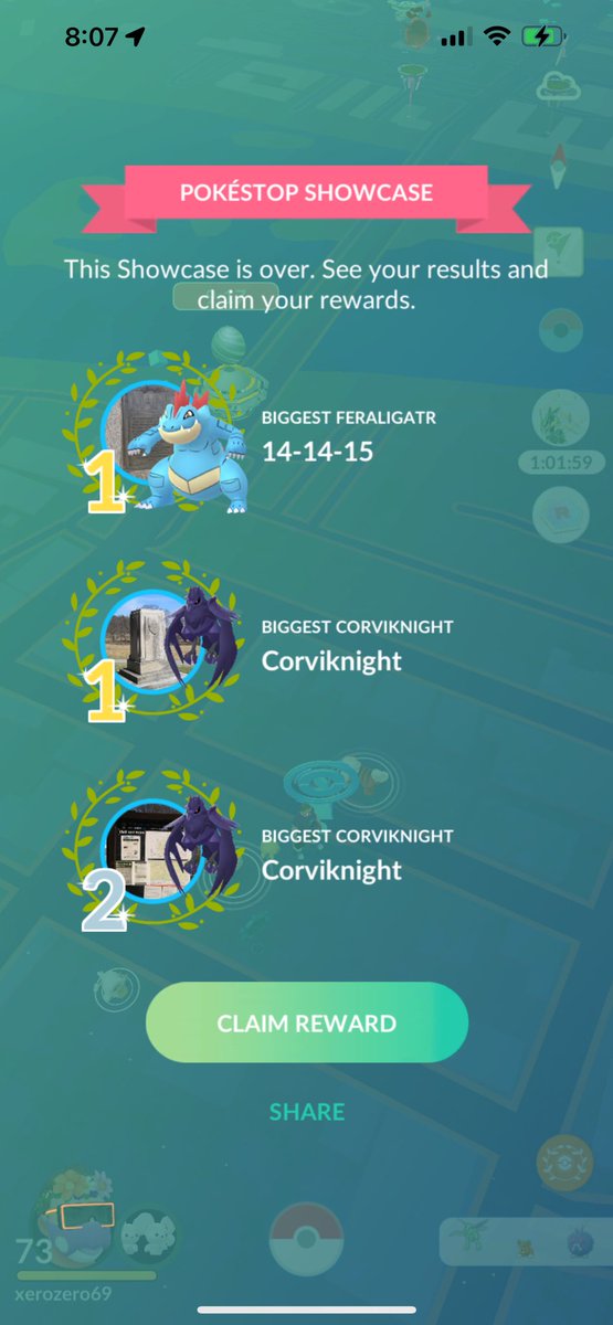 Xerozero69GO's tweet photo. Finished out year-end Comm Day with 12 more shinies, a Collection Challenge completed, and 2/3 Showcase wins. #PokemonGO https://t.co/IuHeMgie9q