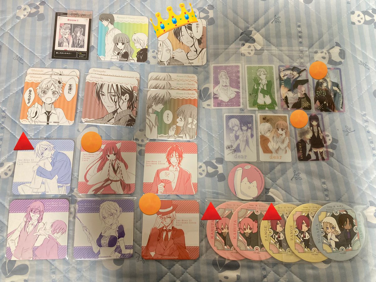 妖狐×僕SS いぬぼく カフェ コースター クリアカード 特典 譲→写真1枚