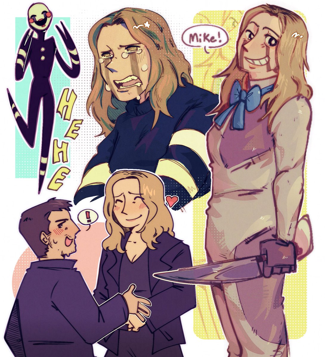 spoiler warning!! 
vanessa they could never make me hate you 
#fnaf2movie #fnaf #fanart