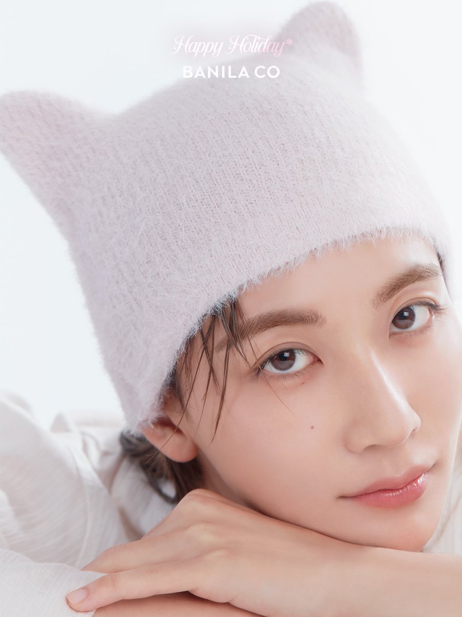 JEONGHAN IN CAT BEANIE PHOTO FOR BANILA CO HAS ANOTHER VERSION OF SIZE 🐱🤍