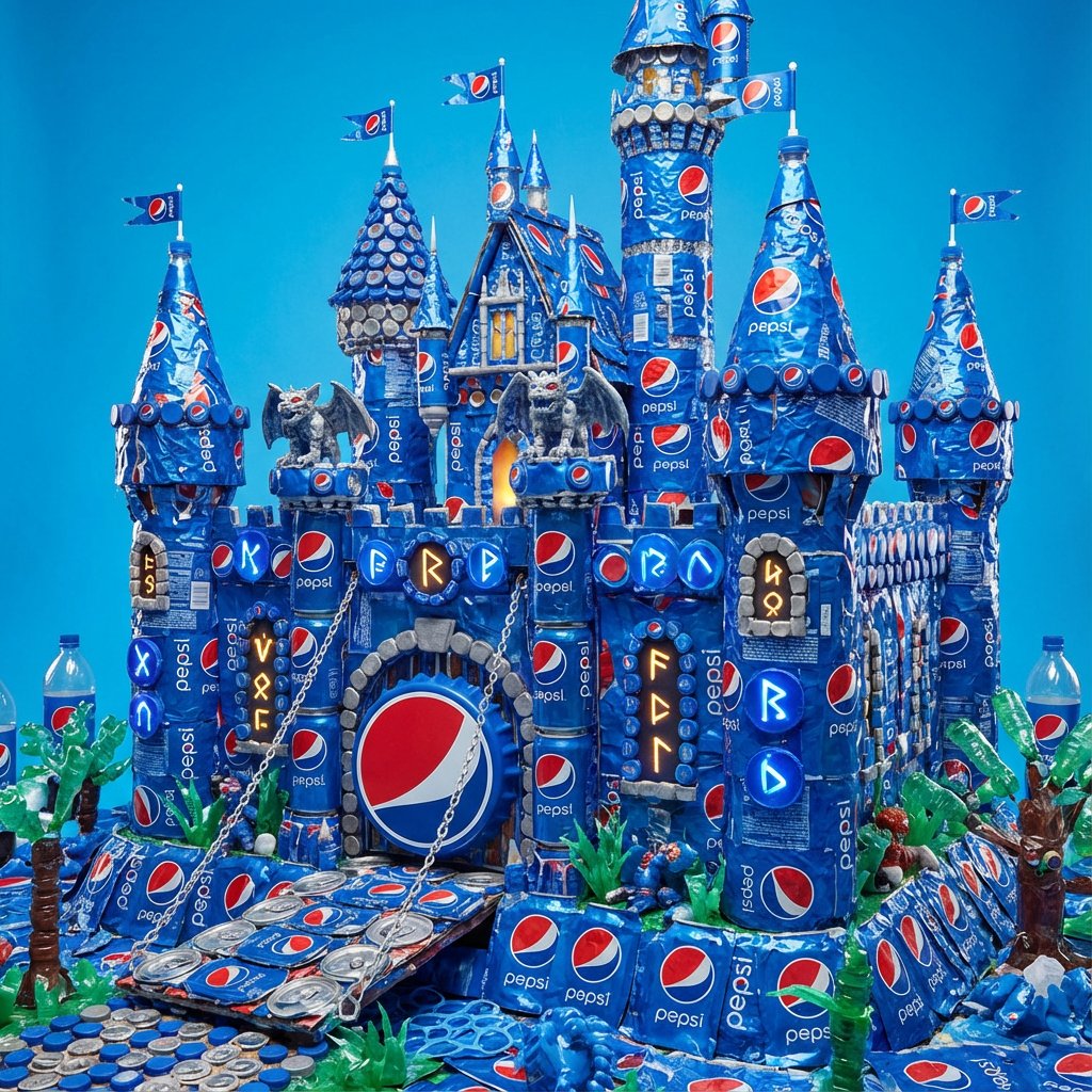 The Soft Drink Fortress Prompt Share — example 2