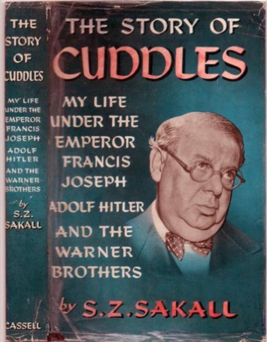 ridethepastlane's tweet image. S. Z. Sakall starred in such films as Casablanca (1942) and Christmas in Connecticut (1945). This is the cover of his autobiography. #TCMParty #ChristmasinConnecticut