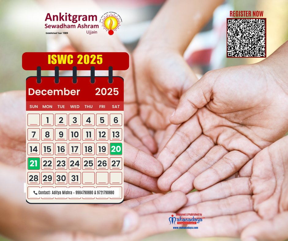 ankitgramngo's tweet image. Are community wellbeing &amp;amp; NGO-led interventions connected? Explore the answer at ISWC 2025, a global platform bringing NGOs, social leaders, and changemakers together to strengthen the social welfare ecosystem.
📞Aditya: 9721790690, 9984790690
Register: forms.gle/YbYastxmH6YMhs…