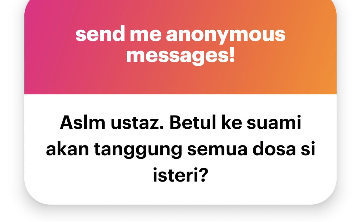 1. Secara asasnya, tiada sesiapa akan tanggung dosa orang lain. 

Setiap orang bertanggungjawab dengan perbuatannya sendiri.