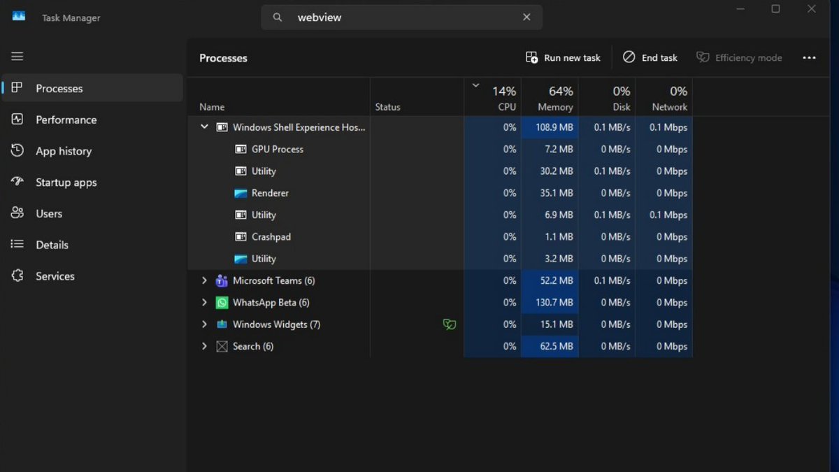 Windows 11 通知中心將重新帶回Windows 10 的行事曆排程功能，但沒想到是透過WebView 2 載入而非系統原生的。當使用者點擊通知中心的行程時任務管理器會載入多個WebView 2 進程，且CPU 佔用率也快速提升，使用