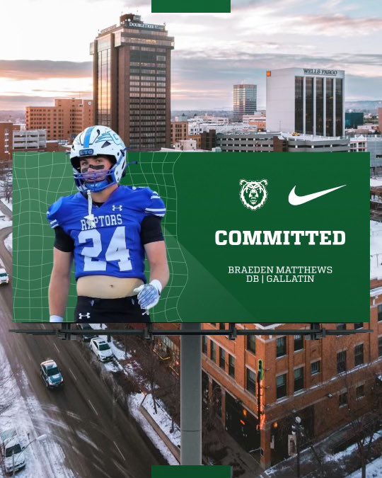 Braeden_matt113's tweet photo. Im excited to announce my commitment to Rocky Mountain College! I’m very thankful for everyone who has supported me along the way. 
@Rocky_Football @ImCoachO @Coach_Dunning @SamMoraJr @Coach_Stutz @GallatinRaptor https://t.co/QS21rFZL98