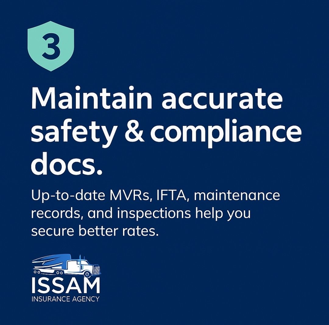 IssamAgency's tweet image. 🔒 FMCSA accuracy matters. 🔒
Here are 3 critical updates every carrier should maintain to protect their operation and strengthen their compliance profile.
#TruckingInsurance #FMCSA #CommercialAuto #NEMT #OhioBusiness