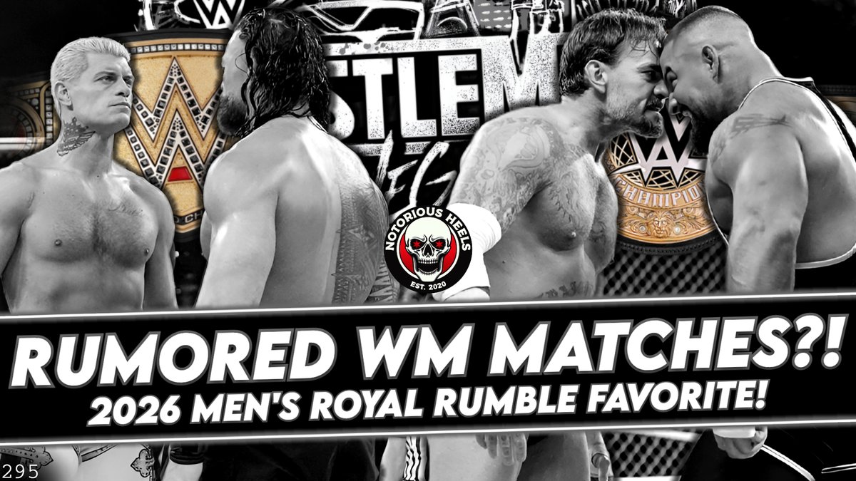 Notorious Heels Podcast 295 is up on all platforms go check it out!💀⭕️

youtube.com/watch?v=1nN-B7…

linktr.ee/NotoriousHeels…

#wweraw #SmackDown #aewdynamite #CMPunk #JohnCena #SurvivorSeries #AJStyles #WrestleMania #Gunther #TripleH #JonMoxley #BronBreakker  #JeyUso #LAKnight