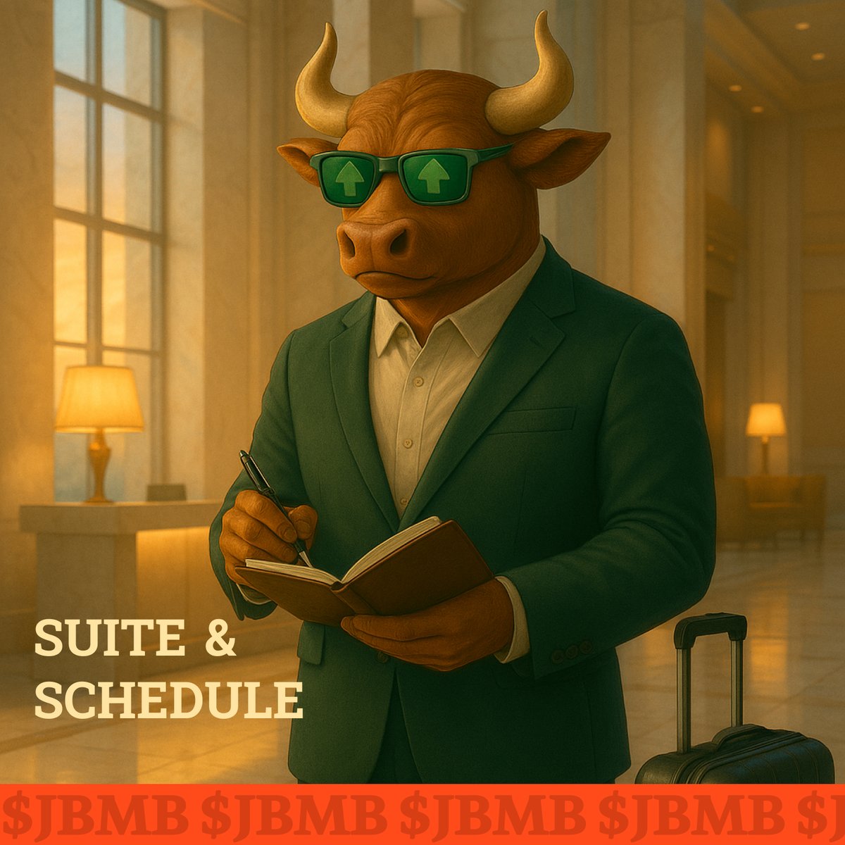 🧳 GM — early check-in, earlier grind. $JBMB