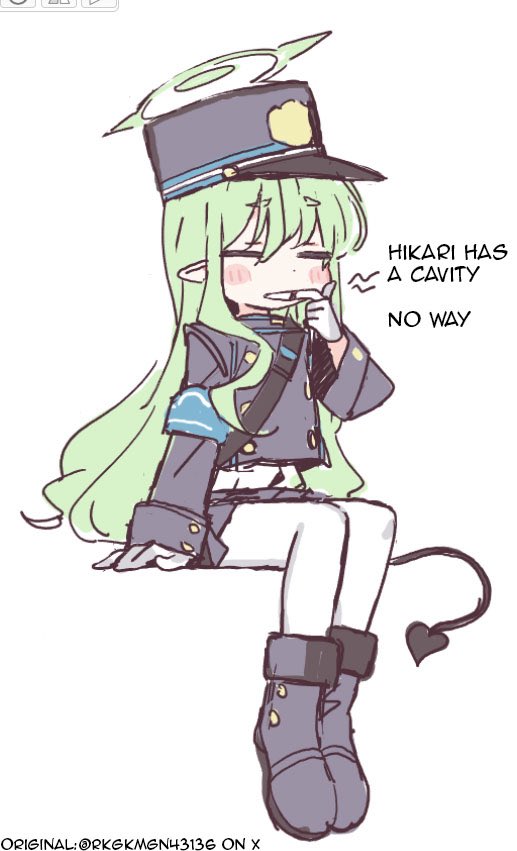 rkgkmgn43136 Original: @rkgkmgn43136 Hikari has a cavity