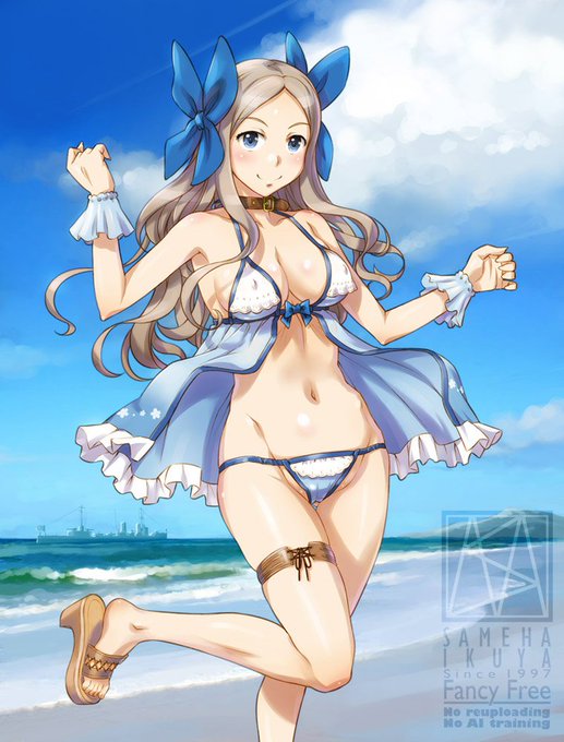 神風型は脱ぐとすごいと聞いております(*'Д`)
#艦これ #朝風 #進水日 