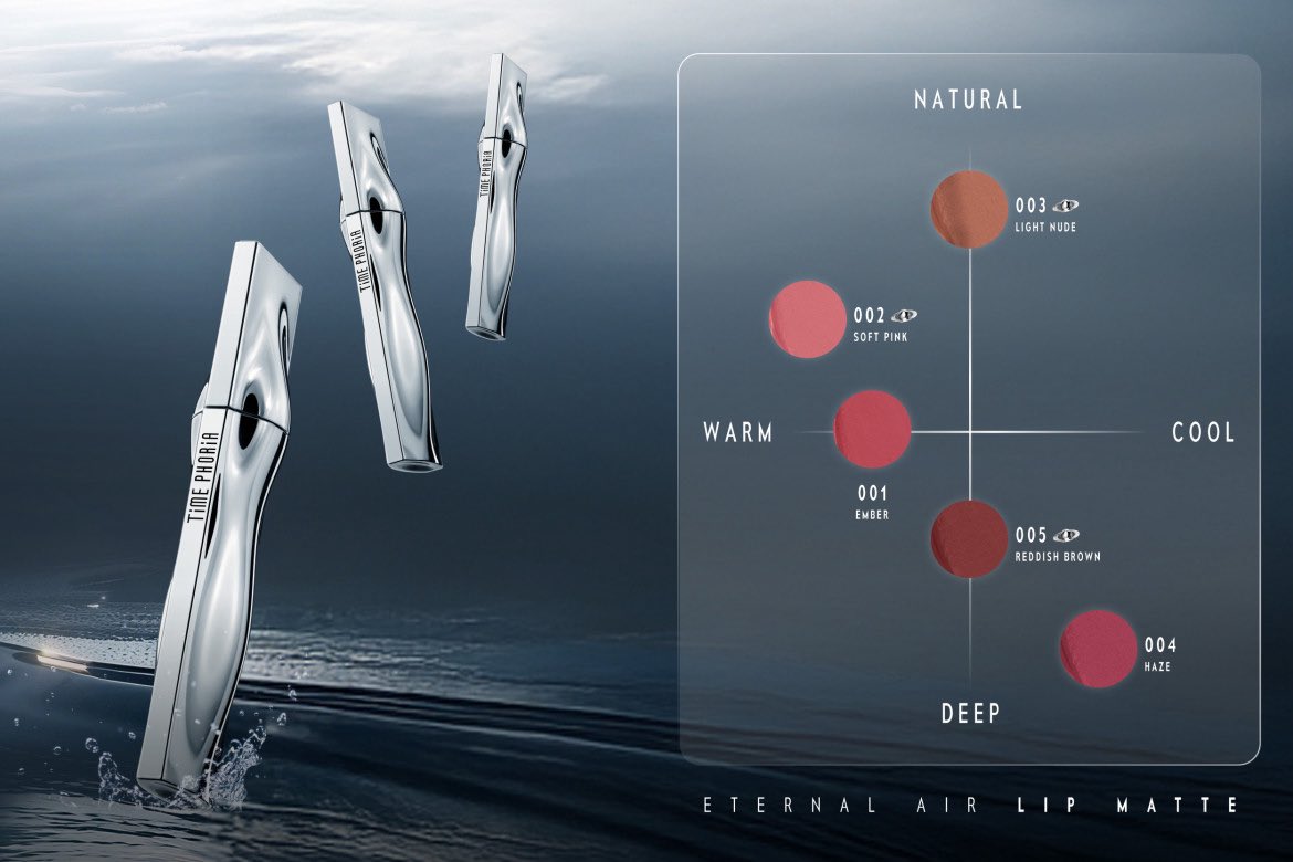 Ultra-lightweight, transfer-proof liquid matte with Pigment Lock Technology for bold, true color that lasts up to 24 hours—in just one swipe.

#TIMEPHORIA #BeautyWithoutLimits