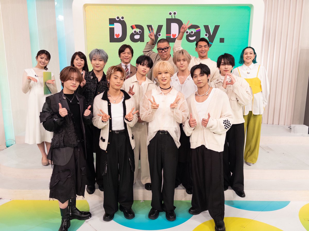 ＼本日12/8(月) #DayDay.／

#MAZZEL 初生出演！✨

#NAOYA W主演ドラマ『セラピーゲーム』
エンディングテーマ曲
♫「Only You」生パフォーマンス💝

放送後にMCと撮影した
TikTok動画も公開予定😉

ご覧くださった皆さま
ぜひ感想コメントお寄せください！

#MAZZEL_OnlyYou <a href="/mazzel_official/">MAZZEL</a>