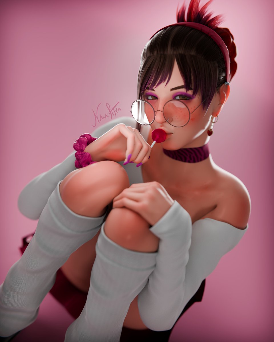 Nasafitra's tweet image. Lollipop 🍭

#MonsterHunter #TheHandler #fanart