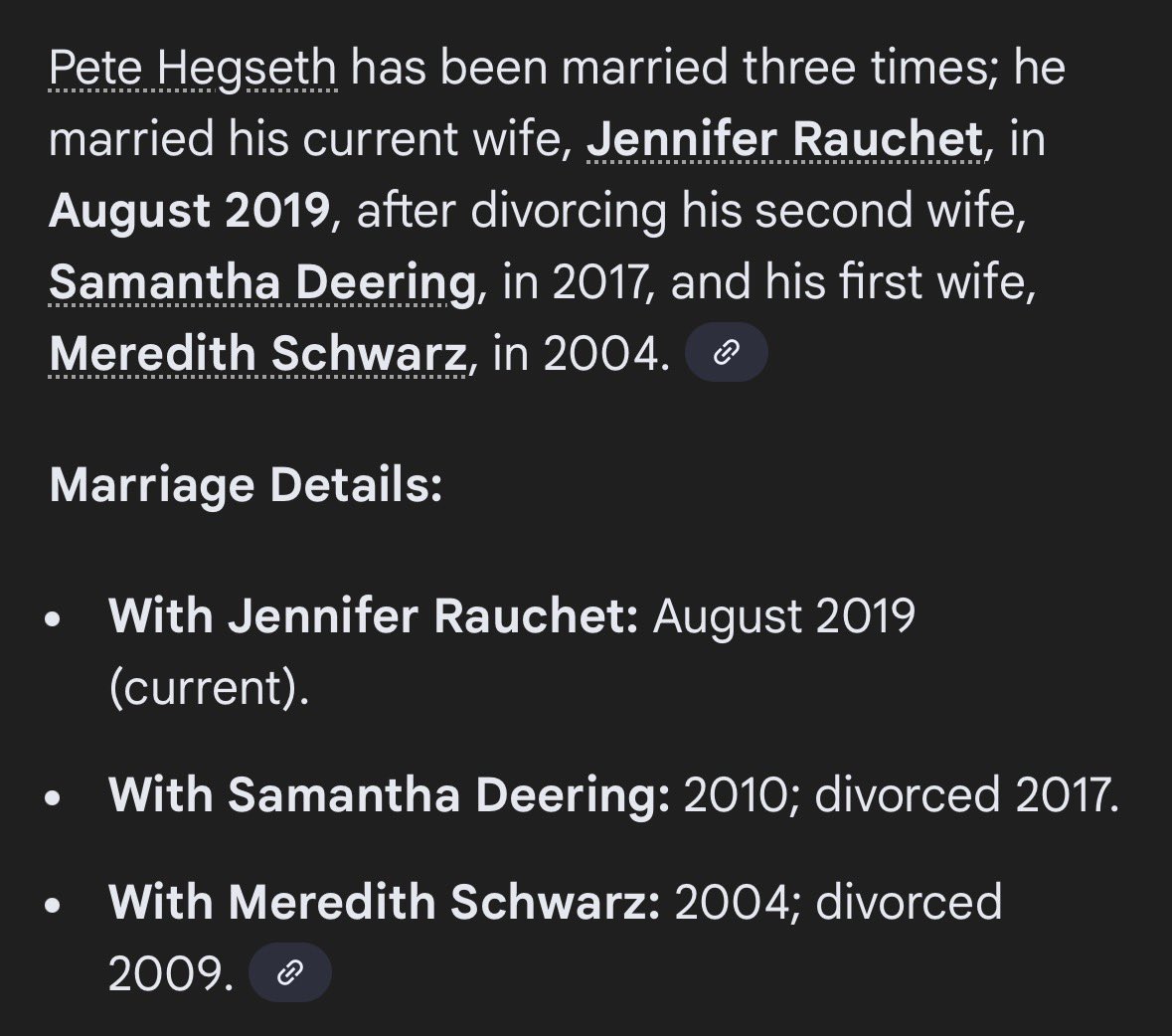 Report says there’s footage of Pete “Nazi tattoo” Hegseth raping an unconscious person 10/12/2017. 
I bet ya I can’t FOIA that…
His wife immediately divorced him.

Kkkaroline confirmed he did this and then charges were dropped bc he paid off the victim

npr.org/2024/11/21/nx-…