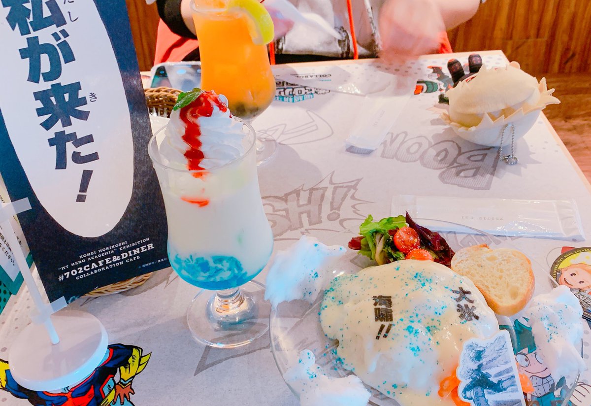 ヒロアカカフェ来た🤗👍