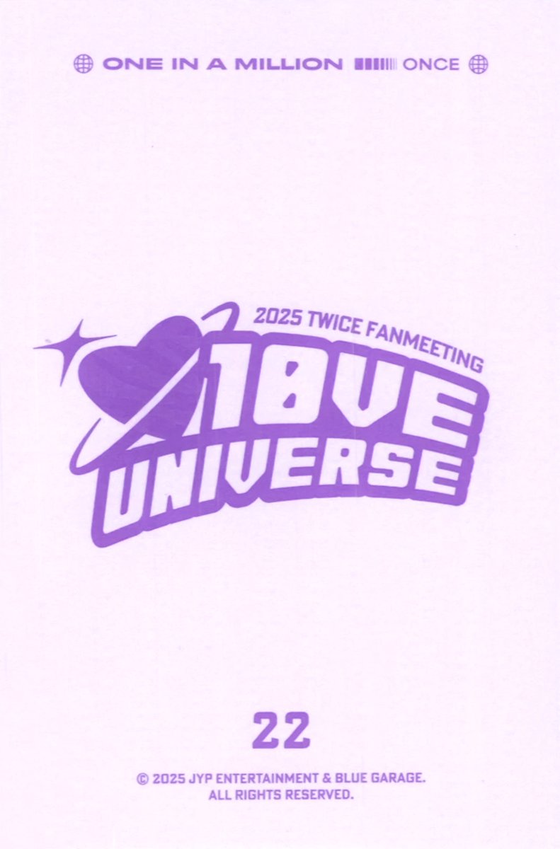 2025 TWICE FANMEETING [10VE UNIVERSE] POP-UP STORE 