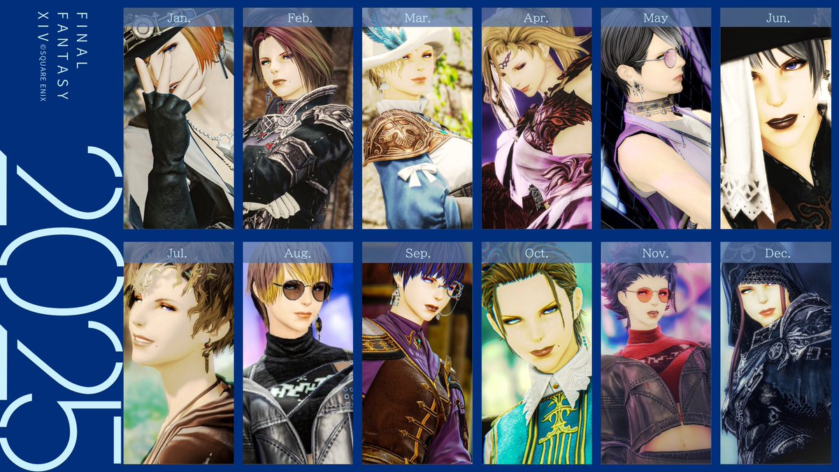 おはようございます☀
素敵なジェネレーターお借りしました✨

#ハイランダー 
#FF14今年の12枚 
#FFXIV12Months