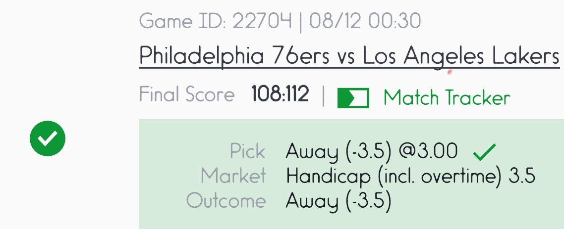 AcedTips's tweet image. ✅