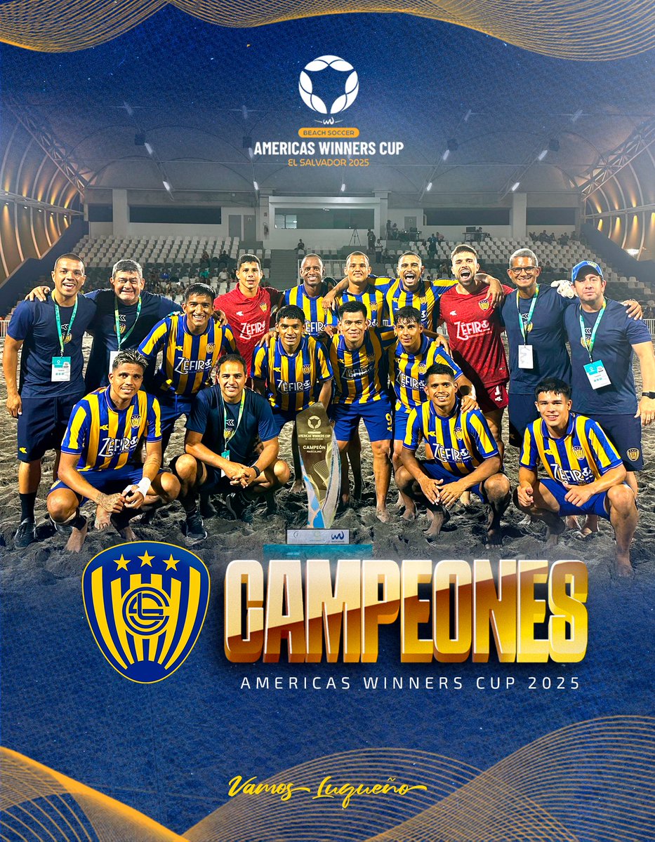 🏆¡𝗖𝗔𝗠𝗣𝗘𝗢𝗡𝗘𝗦 𝗖𝗢𝗡𝗧𝗜𝗡𝗘𝗡𝗧𝗔𝗟𝗘𝗦! ⭐

El Kure Luque conquista el Americas Winners Cup 2025 y escribe una página histórica para la República de Luque. 🤩🔥

#VamosLUQUEÑO 🔵🟡