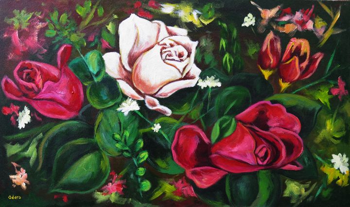 odero_simon's tweet photo. Art of the Day! "The White Rose". Buy at: https://t.co/UqNaDb0gG9 https://t.co/8jgct3rdGO