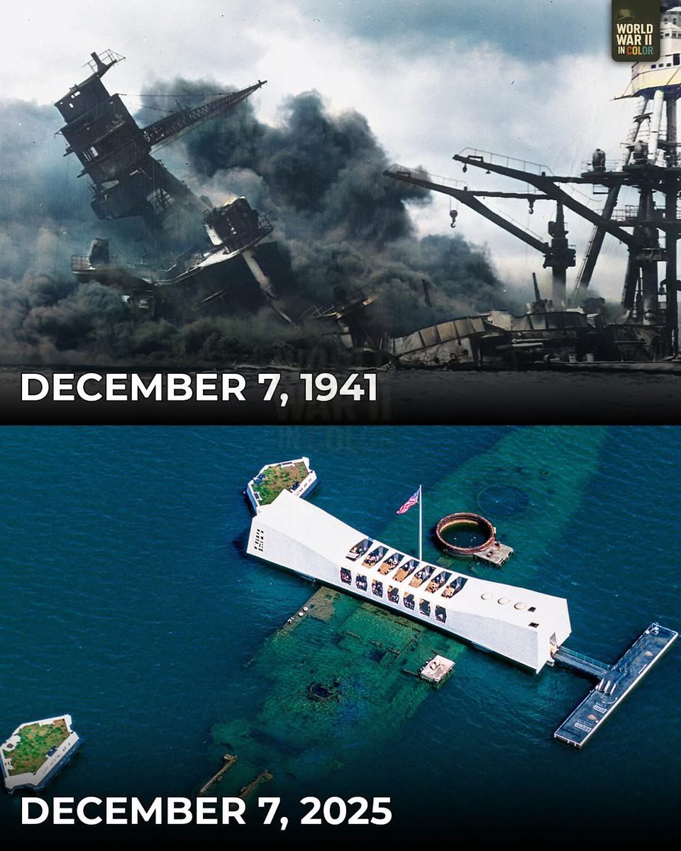 #NEVERFORGET -The #USSArizona tells a story no photograph can fully capture — a story of sacrifice, loss, and an unbroken legacy.

We honor them. We remember them. ❤️🇺🇸
Dec 7 1941 – Dec 7 2025