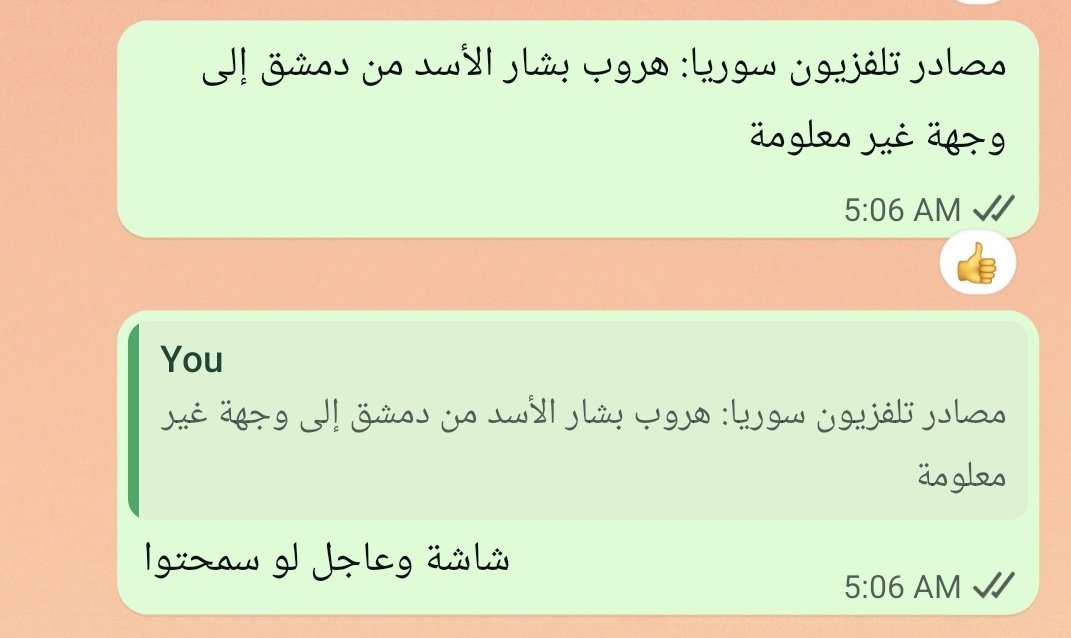 صباح التحرير تملّكني شعور قوي جداً يكاد يصل للقناعة المطلقة أن أستقيل من تلفزيون سوريا وأترك الإعلام بقرار لا نكول عنه.. ذاك الشعور أخافني من شدة قوته

حتى الآن أحاول تفسيره.. أقول إن هذا العاجل هو السبب، هو حلم الصحفي السوري وسقفه، وأن جدوى الإعلام بعده لا تشكل فارقاً كبيراً