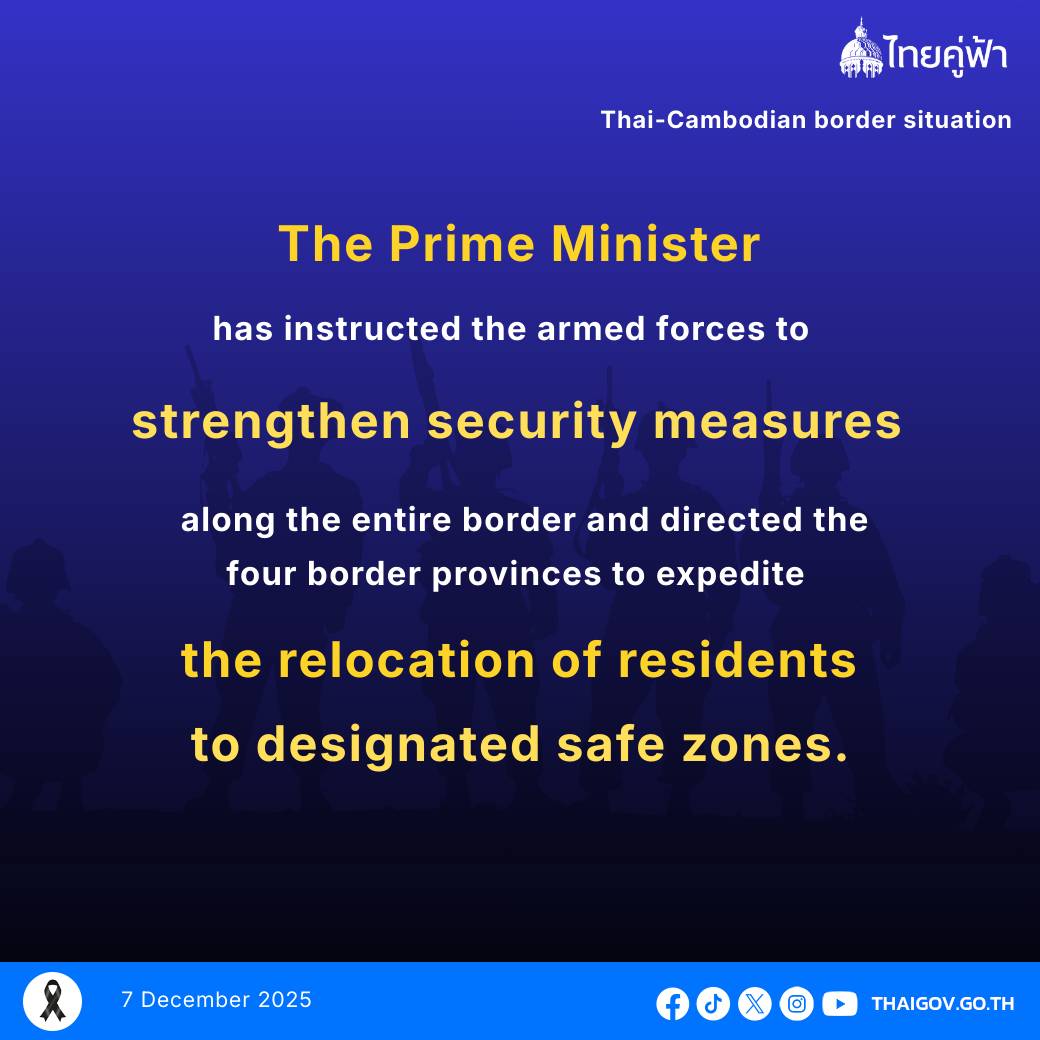 Timeline: Armed Clash Between Thai and Cambodian Forces on 7 December 2025 near Phu Pha Lek - Phlan Hin Paed Kon, Si Sa Ket Province

#ไทยคู่ฟ้า 
#ชายแดนไทยกัมพูชา 
#TruthFromThailand