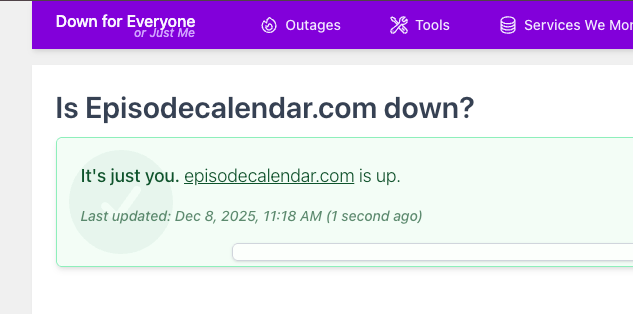 Episode Calendar tweet media