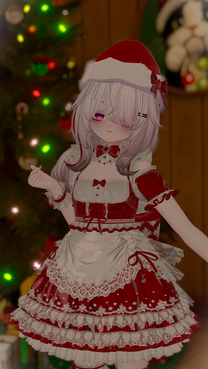 クリスマス　じゅん画面‼️ 両手で♡つくりたかったけどへたっぴすぎて諦める過程。。。