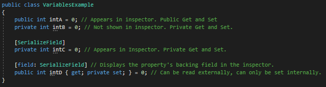 In Unity, you may know about SerializeField to show private variables in the inspector, but have you ever found yourself making another public get variable so other classes can still read it?
 
This trick makes a variable publicly readonly, private set and shows in the inspector.