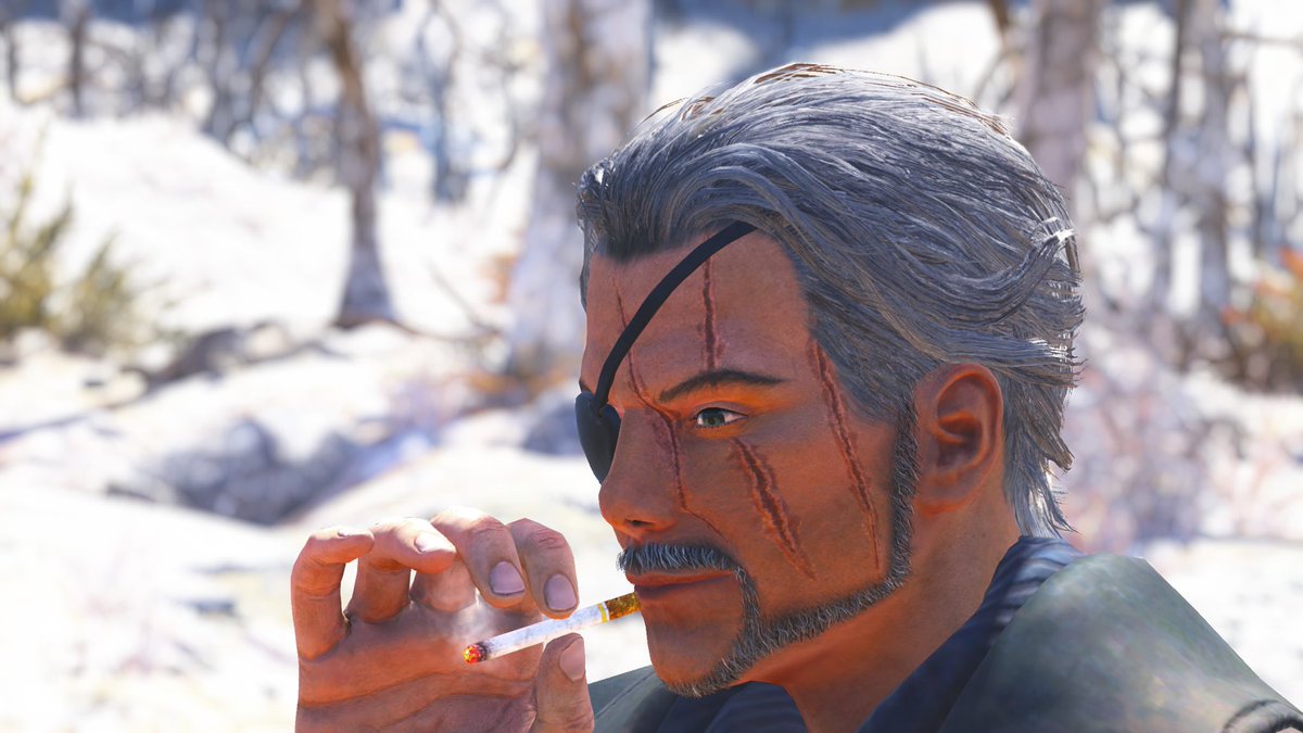 タバコのエモート良い✨
#Fallout76