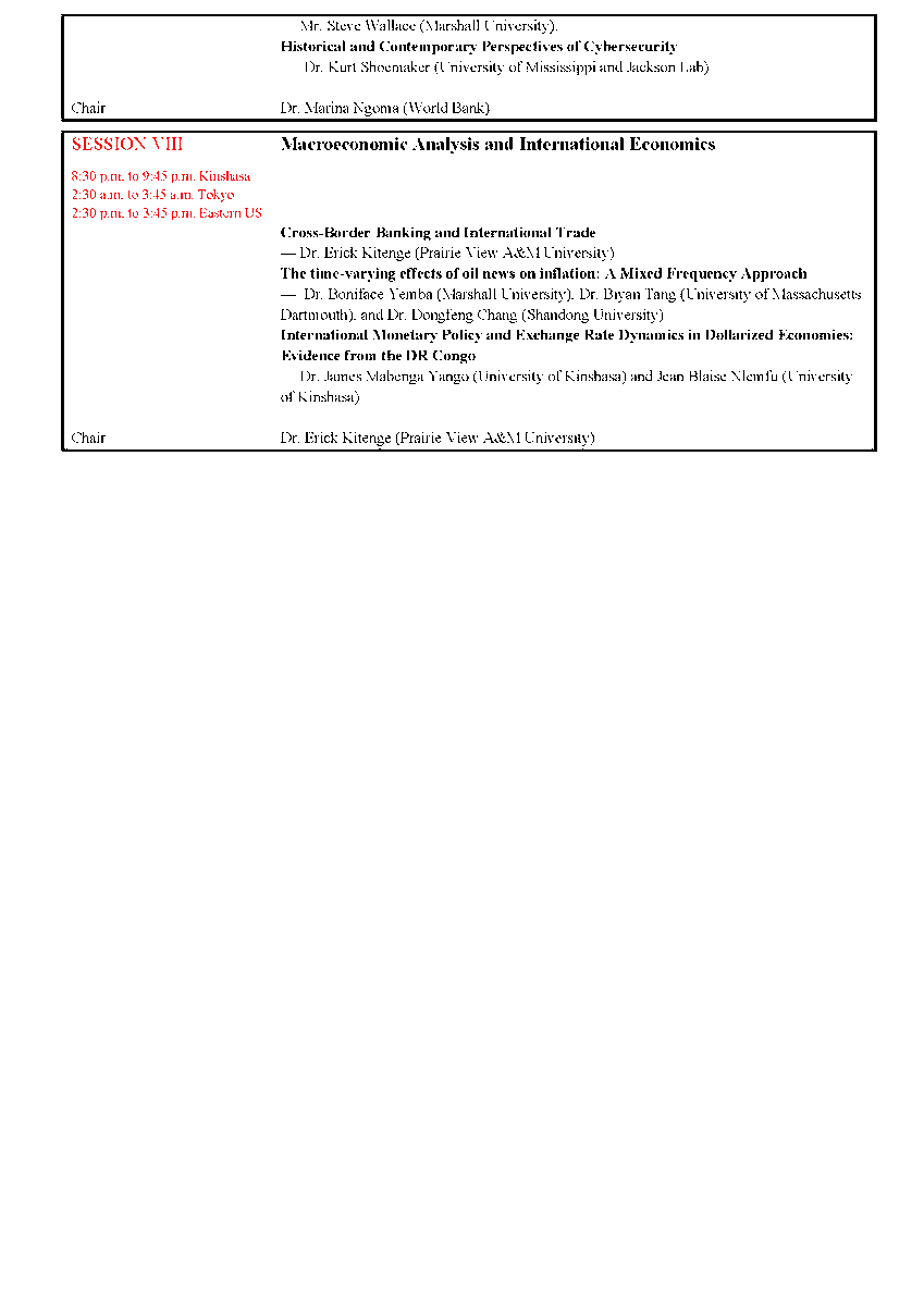 Cercle des Economistes Congolais tweet media