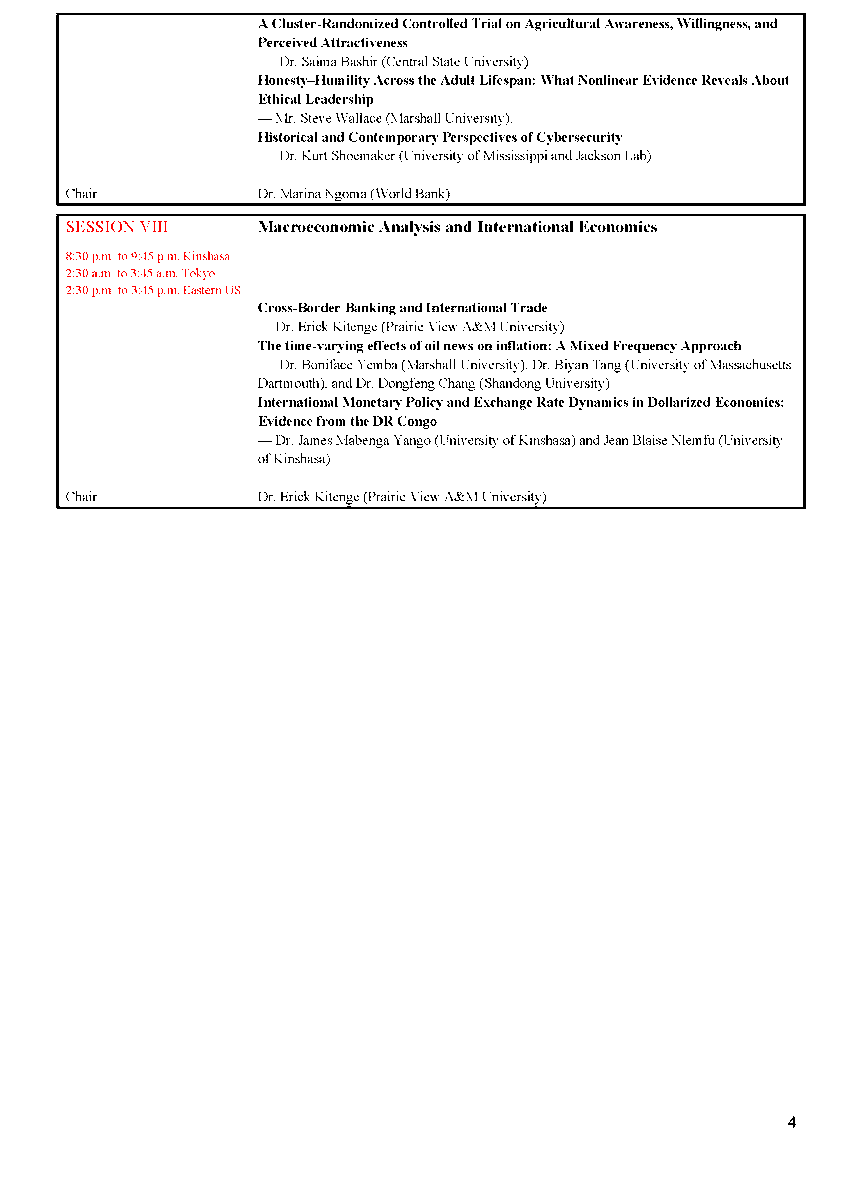Cercle des Economistes Congolais tweet media