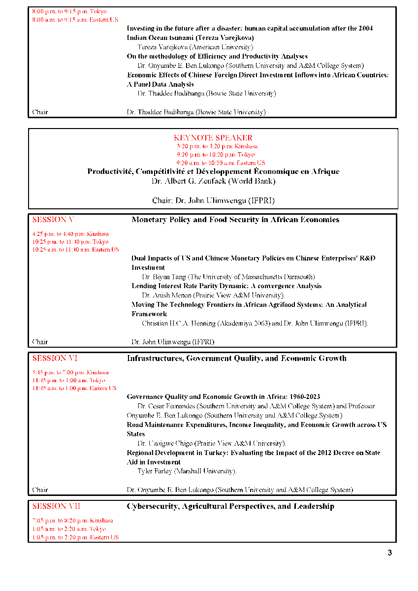 Cercle des Economistes Congolais tweet media