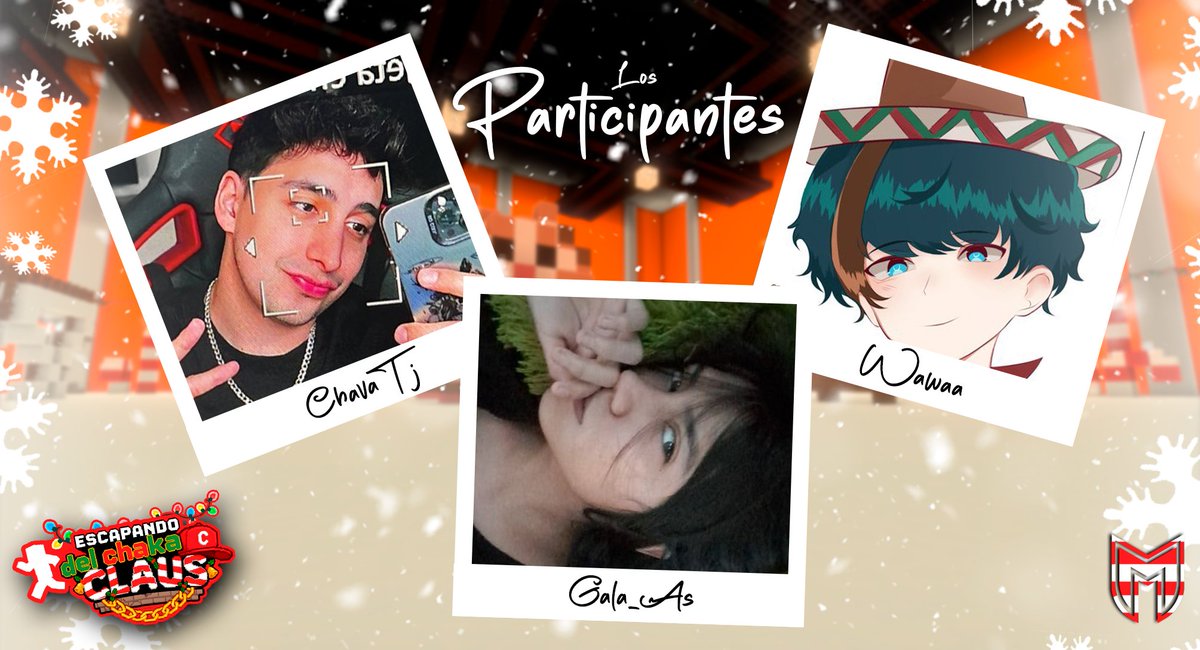 Ya se respira la navidad y con ello se acercan los primero 3 participantes!! 🎅 

Estaran listos para vivir una navidad diferente? 👀

#ChakaClaus 🎅