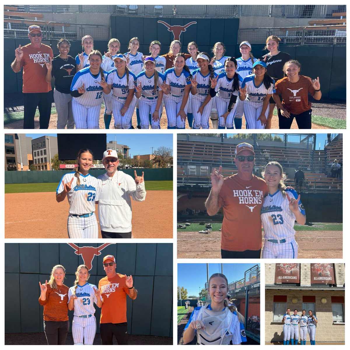 RaeganHodde's tweet image. Had a great time in Austin with my team this weekend! Thank you @TexasSoftball for an awesome camp! 🥎 Grateful for the opportunity and the feedback to help improve my game. Hook ’em, Horns! 🤘

#catcherlife #NextLevelReady #AsAllDay 💙🖤

@TexasCoachWhite @PattieeeRuthhh