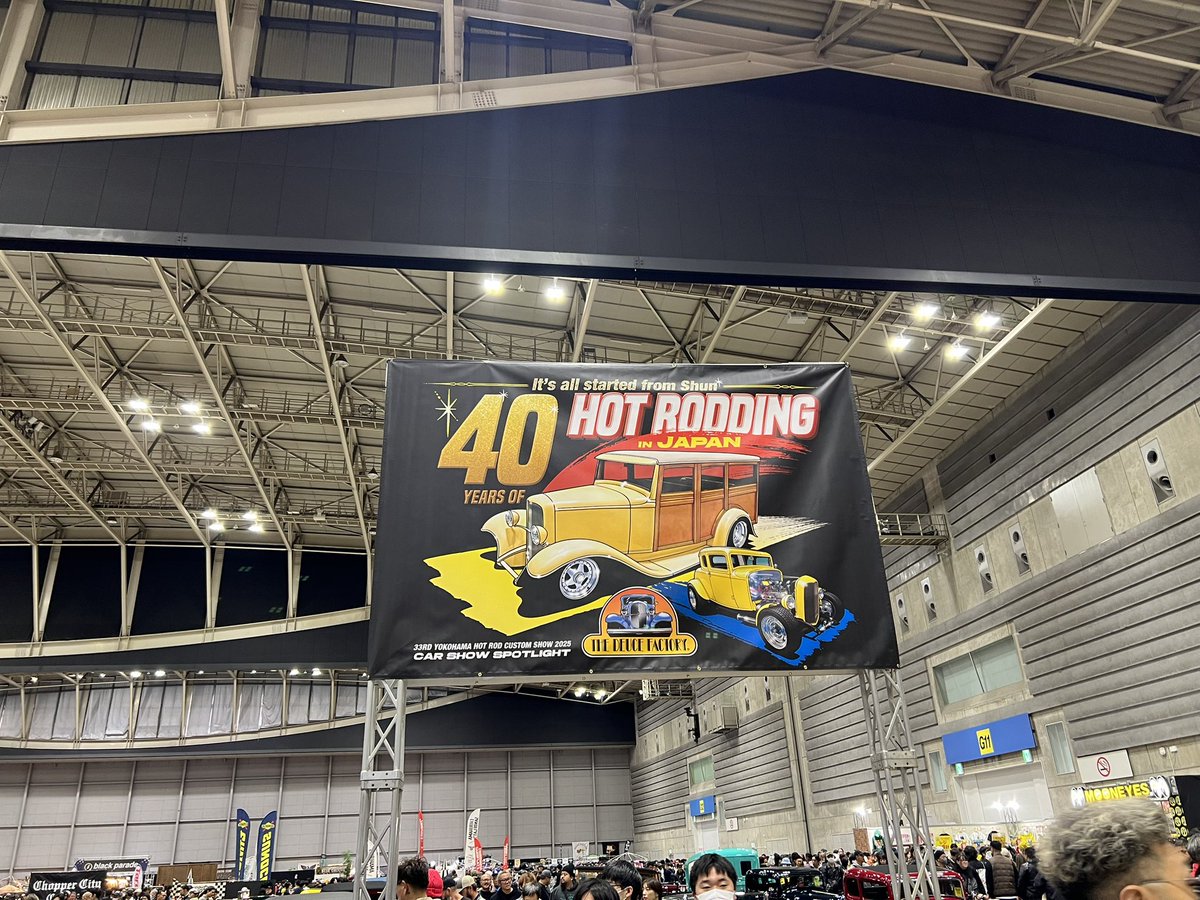conrod302's tweet photo. 昨日は今年最後の車系イベントとなるホットロッドカスタムショーに行ってきたよ。20年程前から毎年行ってるけど、年々、車の展示が減って寂しい。#hcs2025 https://t.co/mYkVn0me1M