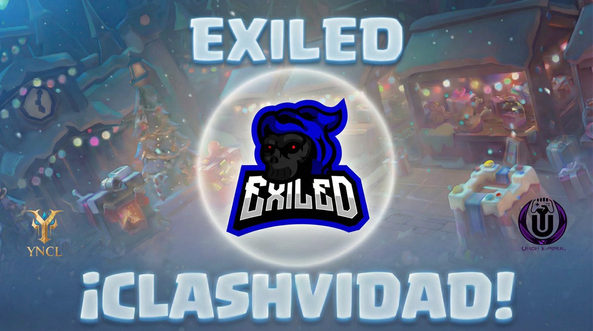 LeagueYncl's tweet image. Llegan con un regalo misterioso o tal vez tu derrota envuelta con moño. ¿Quién lo abre primero? 🎁🔥❄️ un regalo sorpresa bajo la capa. ¿Victoria o carbón? 🎁 @UI_Exiled  llegan desterrados al Torneo Navideño con ganas de reclamar su lugar!
#clashvidad25 #YNCL @UImperialLeague