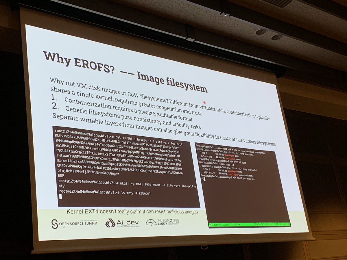 Read only filesystem エロいとか言ってはいけない… 「automotiveの