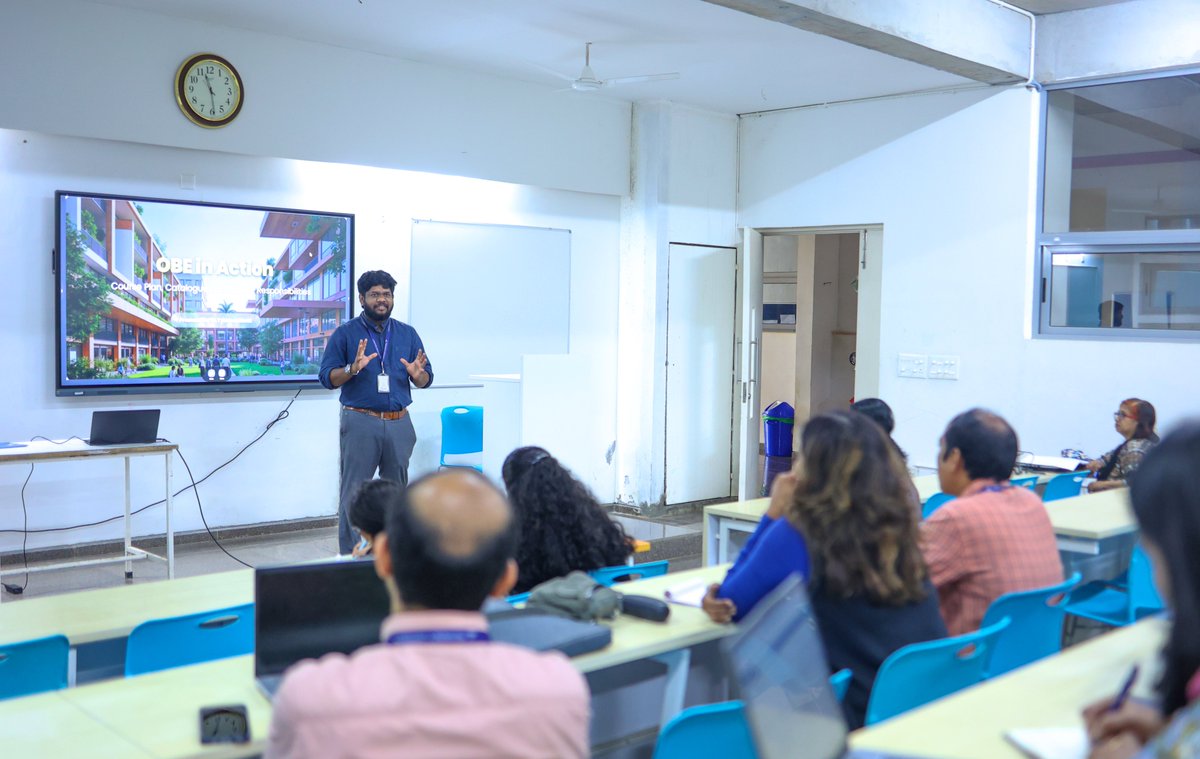 Uni_Presidency's tweet image. PSOLAS conducted a workshop on “OBE in Action” to enhance faculty skills in drafting COs, mapping POs/PSOs, and improving curriculum alignment. A highly insightful session led by Dr. Tychicus David.

#PresidencyUniversity #OBE #OutcomeBasedEducation #CurriculumDesign