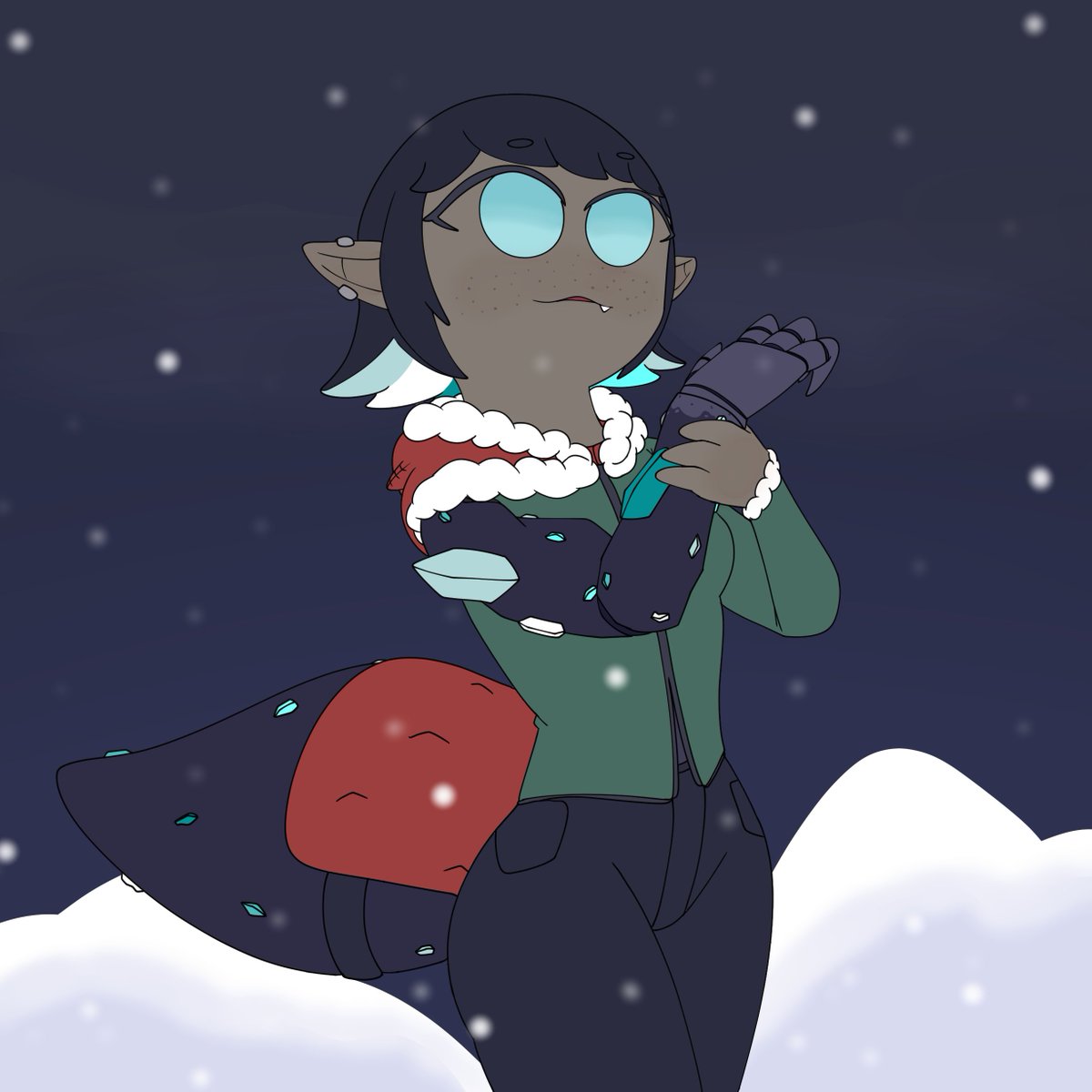 Vyrimus's tweet image. Shes probably cold