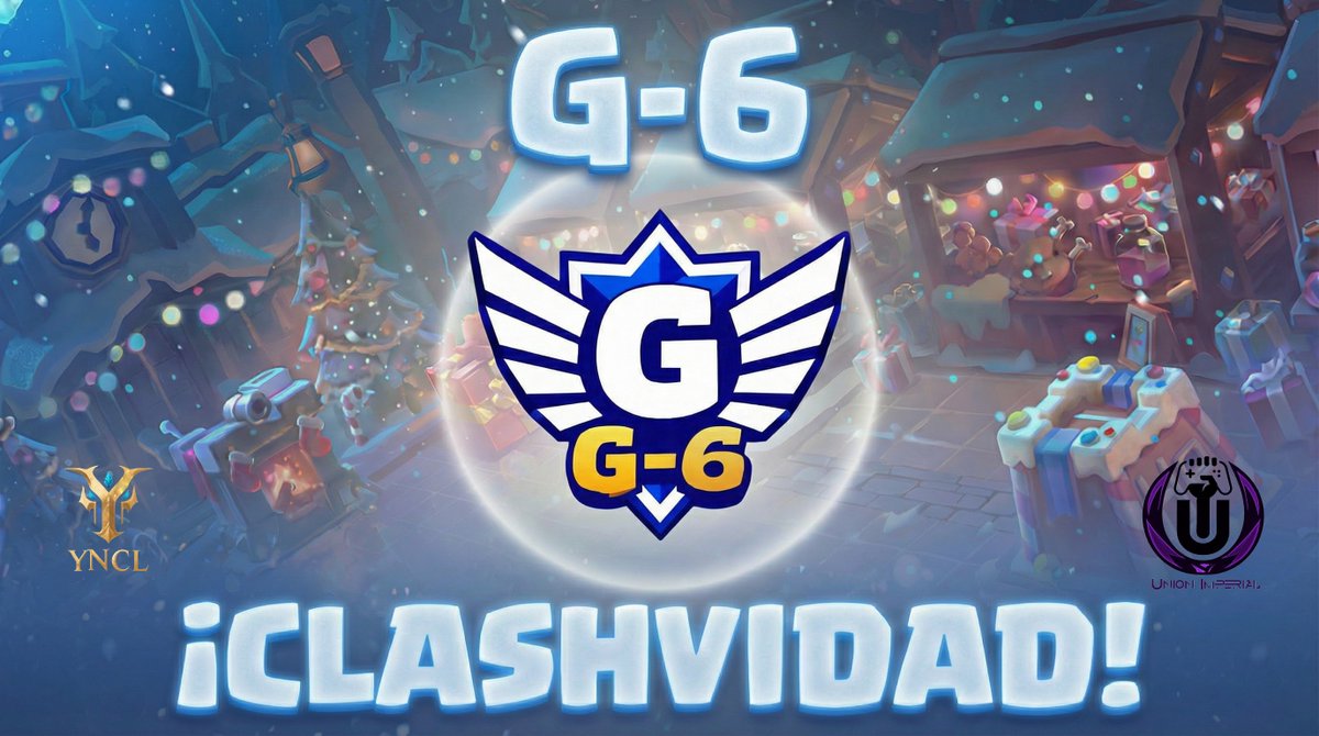 🚀 Regalo express vía cohete: velocidad, dive y GG. 🎁⚡🚀🎄 Aterrizan directo desde el Polo Norte versión futurista. <a href="/G6TeamCR/">G-6</a>  trae un regalo a velocidad warp. 🎁⚡
#G6 #HighSpeedPlay #WinterStrike #clashvidad25 #YNCL <a href="/UImperialLeague/">Unión Imperial League</a>