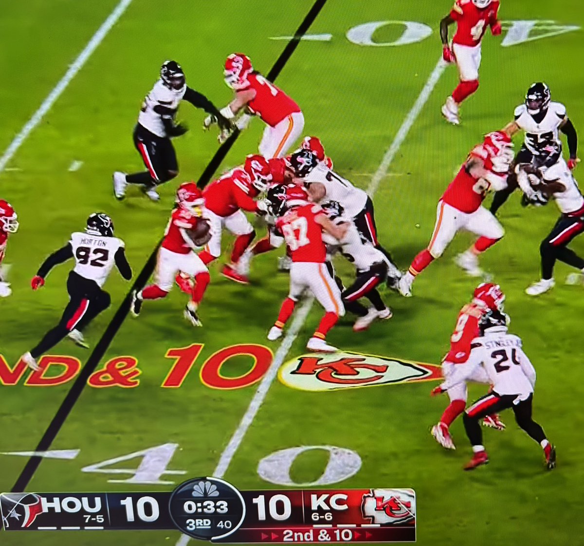 This run went for 3 yards…